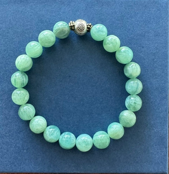 AAA Rare Round Natural Green Kyanite 8 mm