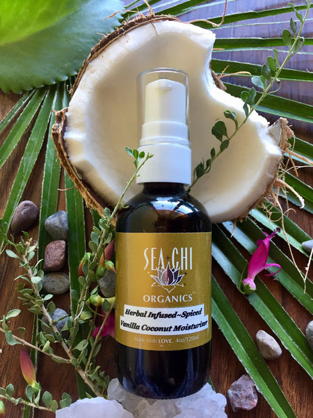 Herbal Infused~Spiced Vanilla Coconut Oil Moisturizer