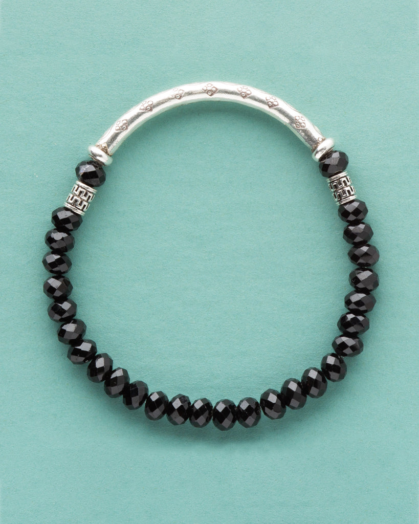 Ignite Inspiration Sun Black Spinel Gemstone Bracelet