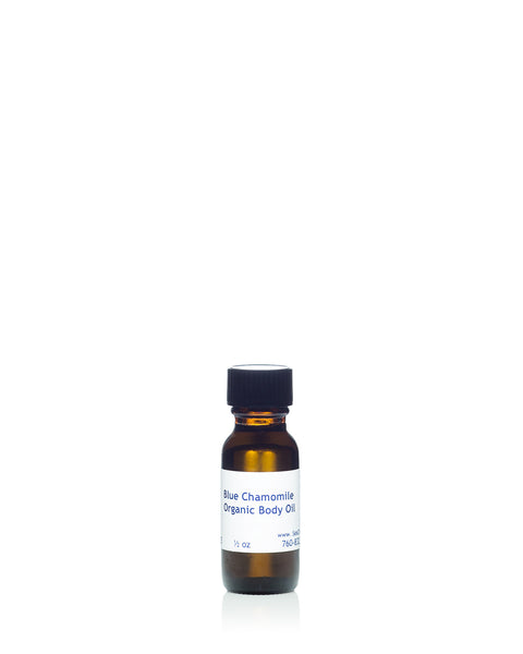 Moroccan Blue Chamomile Body Oil Sample